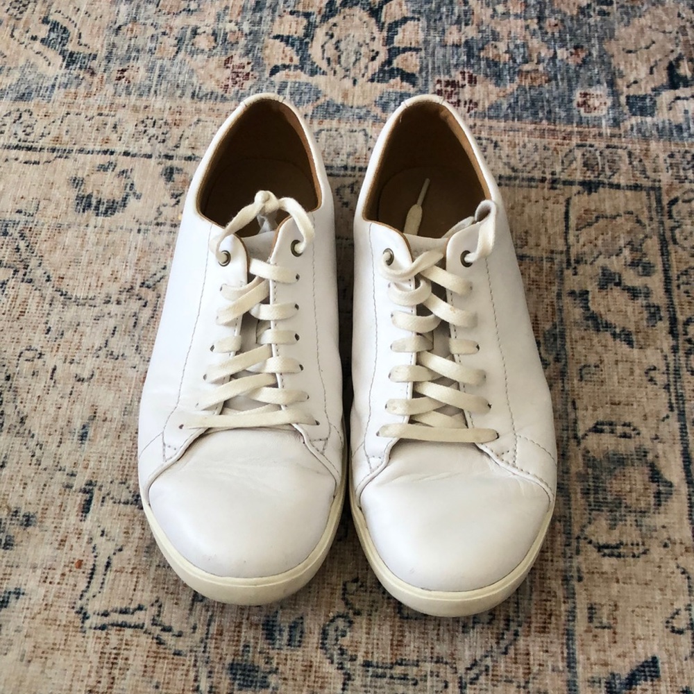 Cole Haan Grand OS white leather sneakers